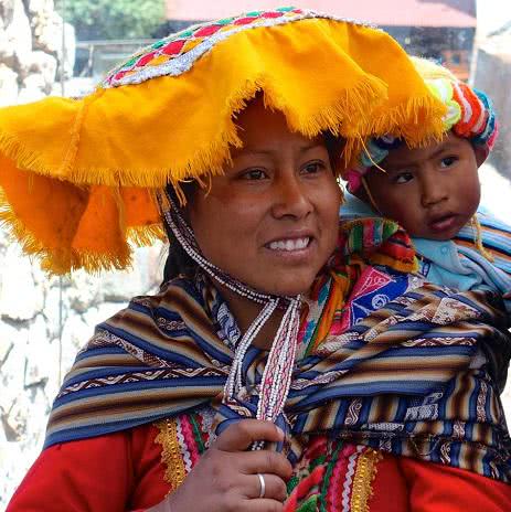 Roupas tradicionais peruanas